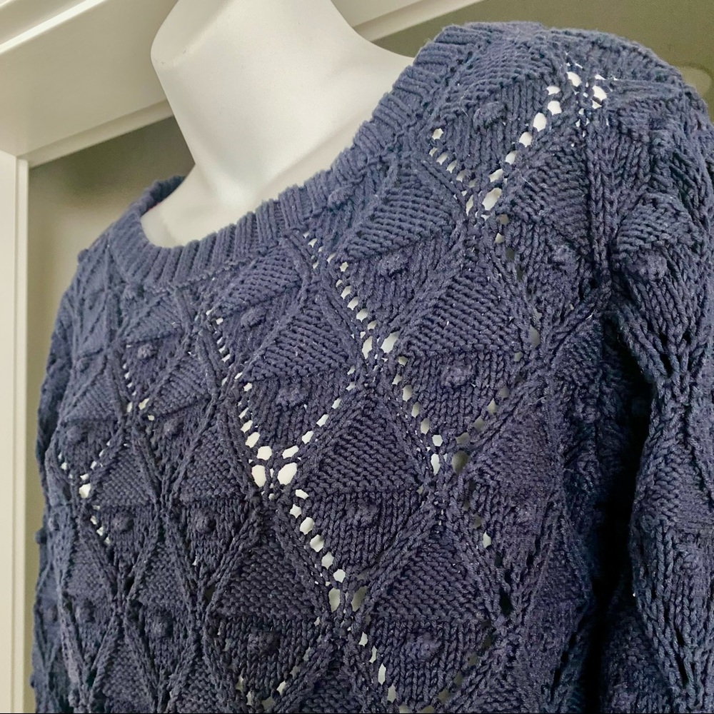 Tommy Hilfiger Navy Sweater - Picture 3 of 4